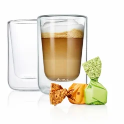 Kaffee & Tee|blomus Cappuccino-Set Nero 2tlg. Klar