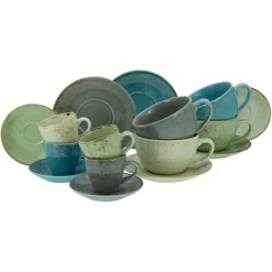 Kaffee & Tee|CreaTable Cappuccinotasse Nature Collection 8tlg. Bunt