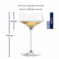 Gläser|Leonardo Champagnerglas Puccini 350 ml Klar