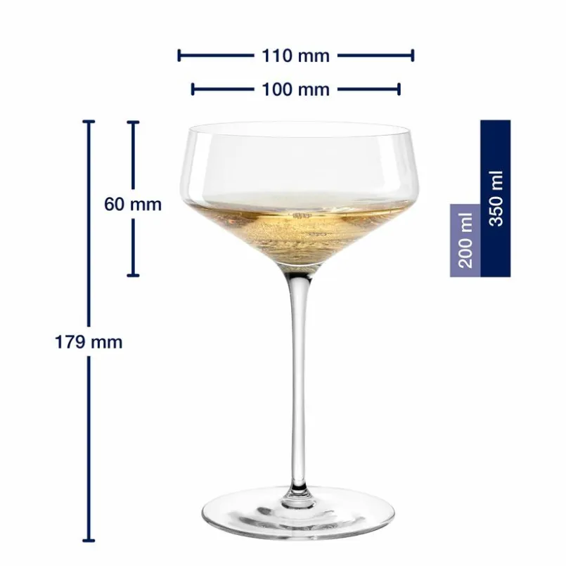 Gläser|Leonardo Champagnerglas Puccini 350 ml Klar