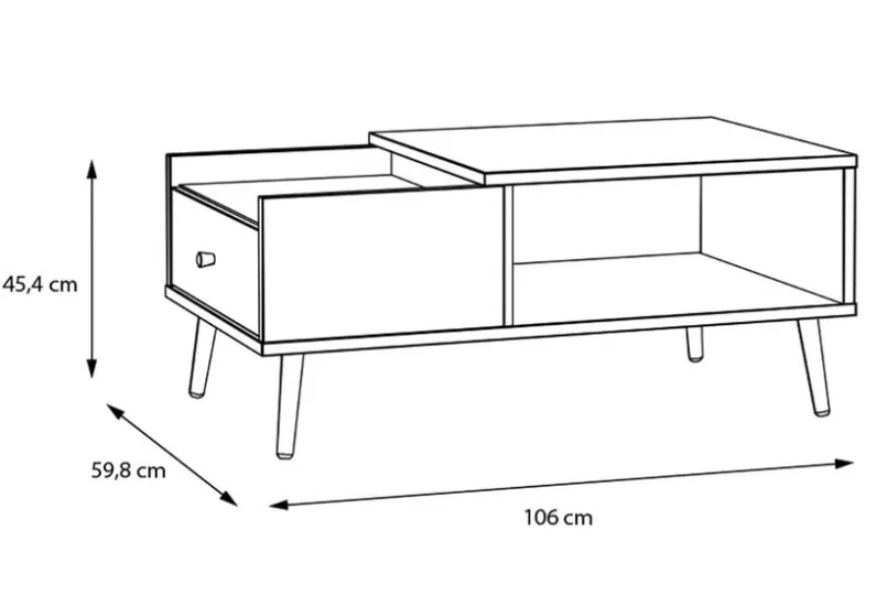 Couchtisch Harllson<FORTE Discount