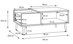 Couchtisch Harllson<FORTE Discount