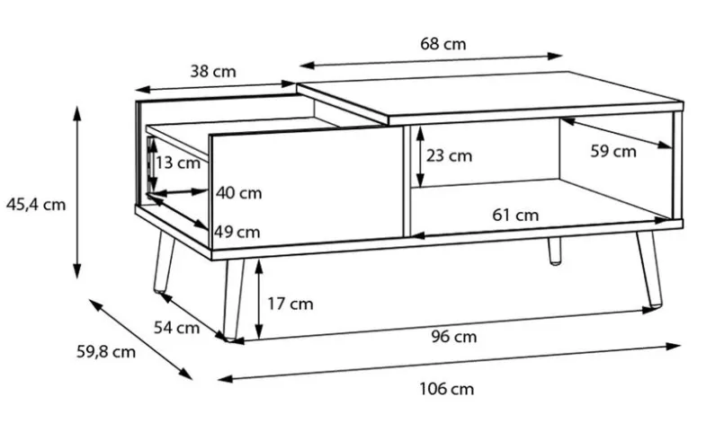 Couchtisch Harllson<FORTE Discount