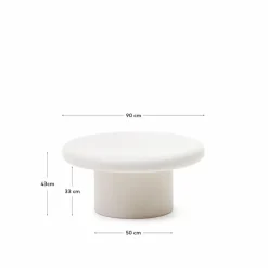 Couchtisch Addaia Ø 90 cm<Kave Home Online