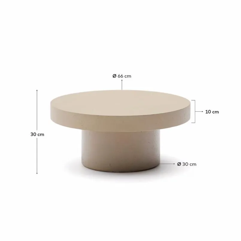 Couchtisch Aiguablava Ø 66 cm<Kave Home Outlet