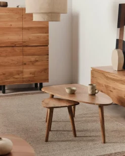 Kave Home Couchtische-Couchtisch Duvani Akazie