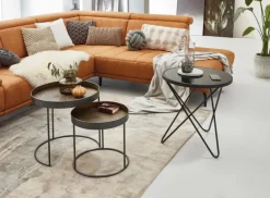 Haku Couchtische-Couchtisch Mumbai Schwarz / Braun