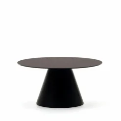 Couchtische|Kave Home Couchtisch Wilshire Ø 80 cm Schwarz
