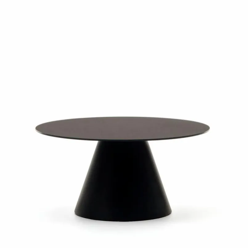 Couchtische|Kave Home Couchtisch Wilshire Ø 80 cm Schwarz