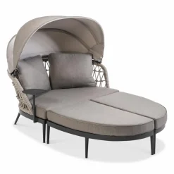 Segarda Sonneninseln|Sonneninseln-Daybed Muses Lounge Daybed Grau