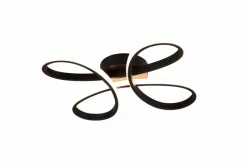 Trio Deckenleuchten-Deckenleuchte Fly Schwarz