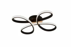 Trio Deckenleuchten-Deckenleuchte Fly Schwarz