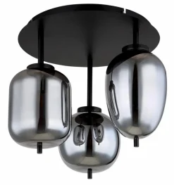 Globo Deckenleuchten-Deckenleuchte Blacky Schwarz