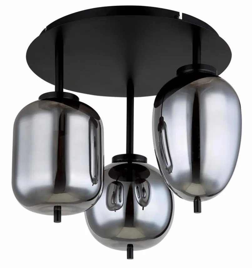 Globo Deckenleuchten-Deckenleuchte Blacky Schwarz