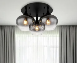 Deckenleuchten|Globo Deckenleuchte Maxy Schwarz