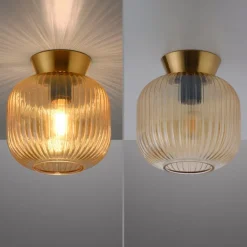 SCHÖNER WOHNEN-Kollektion Deckenleuchten-Deckenleuchte Nami Gold
