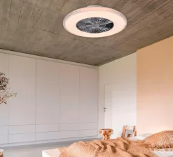 Ventilatoren|Reality Leuchten Deckenventilator Harstadt Weiß