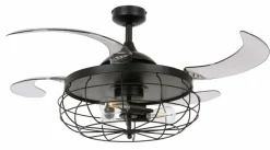 Beacon Lighting Ventilatoren-Deckenventilator Industri Schwarz