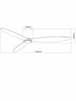Beacon Lighting Ventilatoren-Deckenventilator Radar Schwarz
