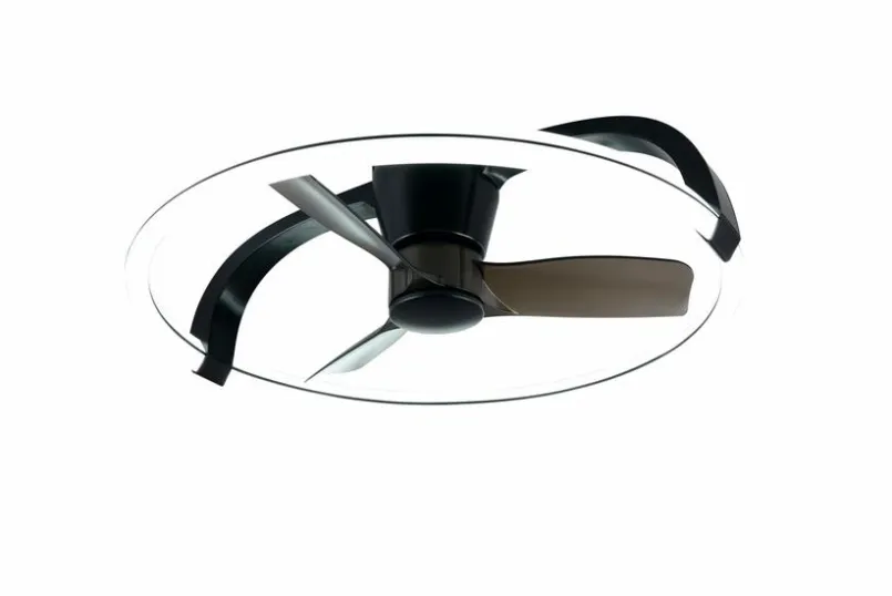 Ventilatoren|Reality Leuchten Deckenventilator Stockholm Schwarz