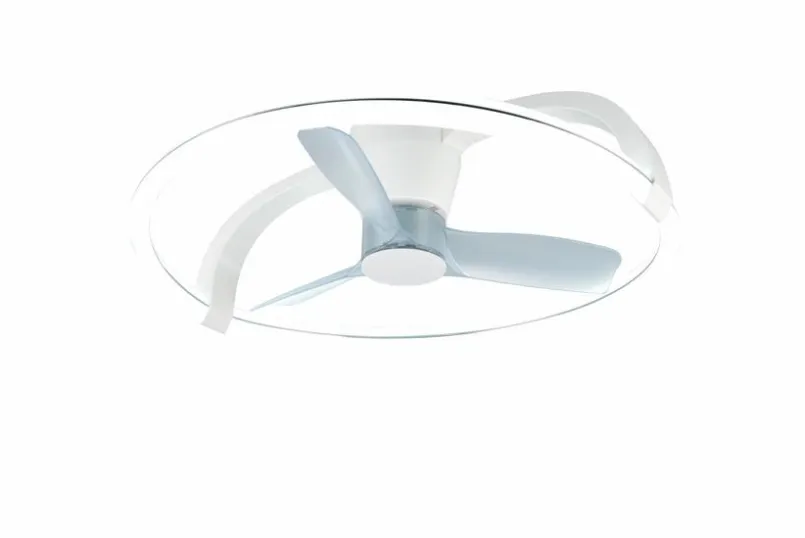 Reality Leuchten Ventilatoren-Deckenventilator Stockholm Weiß