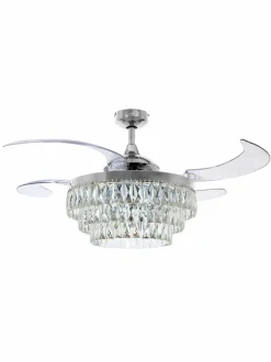 Ventilatoren|Beacon Lighting Deckenventilator Veil Silber