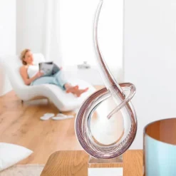 Leonardo Abstrakte Dekofiguren-Deko-Figur Ease 49,5 cm Klar