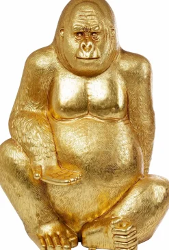 Dekofiguren|KARE DESIGN Deko-Figur Gorilla XL 52577 Gold