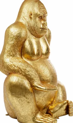 Dekofiguren|KARE DESIGN Deko-Figur Gorilla XL 52577 Gold