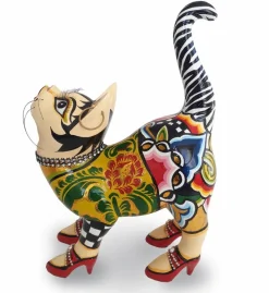 Toms Company Dekofiguren Tiere & Pflanzen-Deko-Figur Kitty 10 x 21 cm Bunt