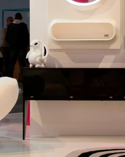 KARE X KARIM RASHID Dekofiguren Tiere & Pflanzen|Dekofiguren-Deko-Figur Moon Hare 57767 Weiß / Schwarz