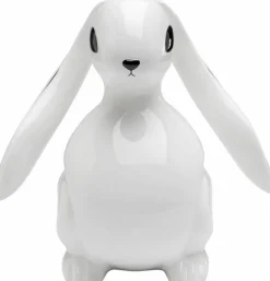 KARE X KARIM RASHID Dekofiguren Tiere & Pflanzen|Dekofiguren-Deko-Figur Moon Hare 57767 Weiß / Schwarz