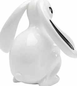 KARE X KARIM RASHID Dekofiguren Tiere & Pflanzen|Dekofiguren-Deko-Figur Moon Hare 57767 Weiß / Schwarz