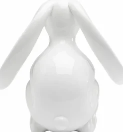 KARE X KARIM RASHID Dekofiguren Tiere & Pflanzen|Dekofiguren-Deko-Figur Moon Hare 57767 Weiß / Schwarz