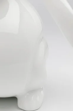 KARE X KARIM RASHID Dekofiguren Tiere & Pflanzen|Dekofiguren-Deko-Figur Moon Hare 57767 Weiß / Schwarz