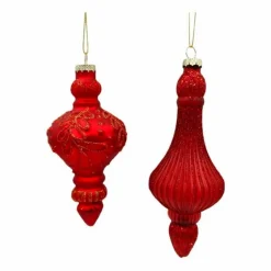 Für Den Weihnachtsbaum-Deko-Hänger Zapfen 4tlg. Rot
