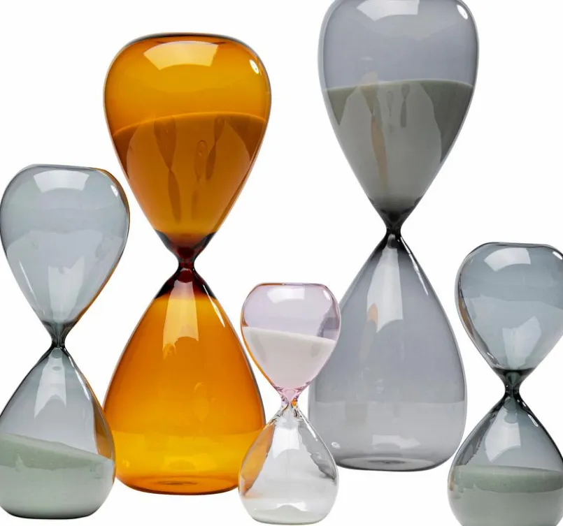 KARE DESIGN Dekofiguren-Deko-Objekt Sanduhr - Timer Gelb