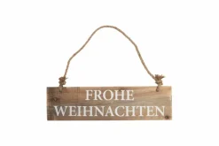 Deko-Objekt Schild - Frohe Weihnachten< Online