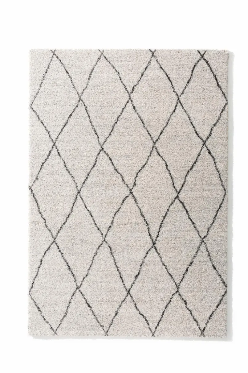 Moderne Teppiche| Designteppich Somany 80 x 150 cm Schwarz / Weiß
