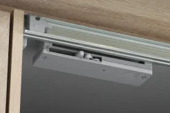 FORTE Kleiderschränke-Dämpfungsbeschlag Zubehör 2er-Set Grau
