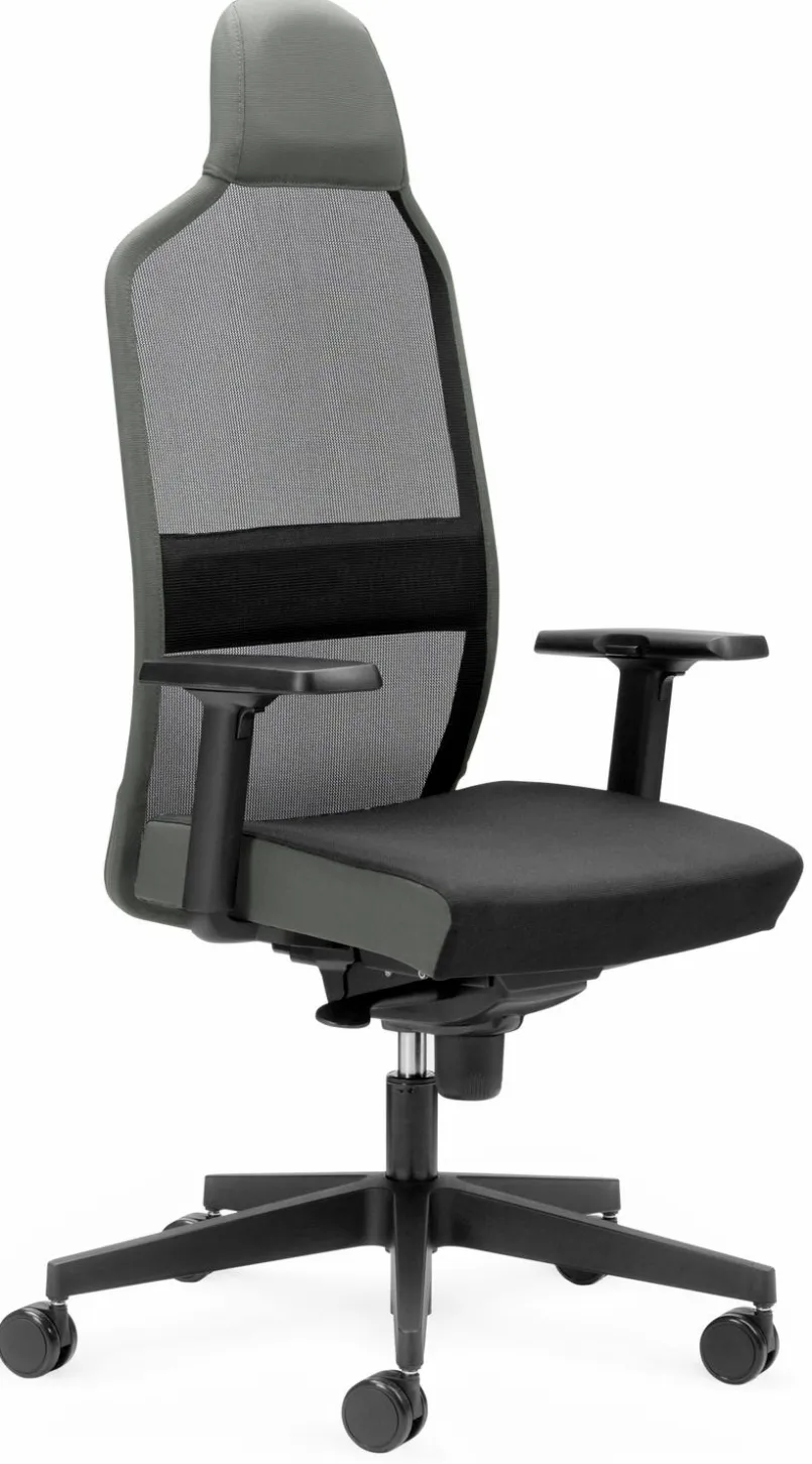 NowyStyl Bürostühle-Drehstuhl Cool-On Schwarz / Grau