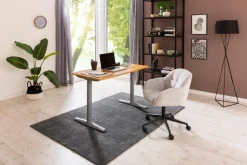 BOOOM Bürostühle-Drehstuhl Elvas Hellgrau