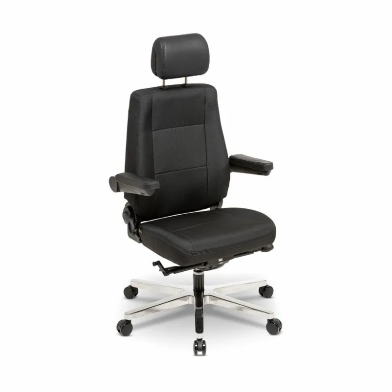 Bürostühle|Ergotec Drehstuhl Girona Schwarz