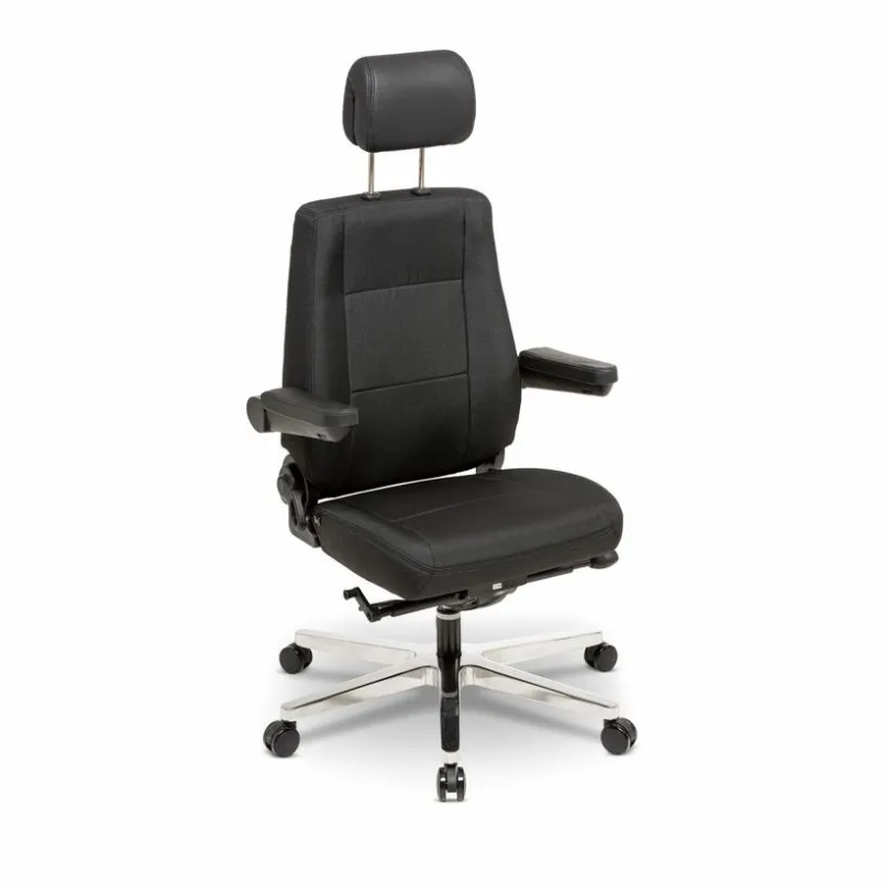 Bürostühle|Ergotec Drehstuhl Girona Schwarz