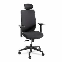 Ergotec Bürostühle-Drehstuhl inkl. Kopfstütze Combo Schwarz