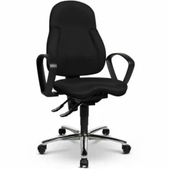 Sitness Bürostühle-Drehstuhl Basic 100 Schwarz