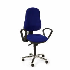Bürostühle|Kinderschreibtischstühle|TopStar Drehstuhl Synchro Steel Blau