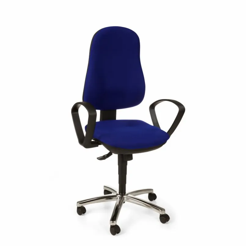 Bürostühle|Kinderschreibtischstühle|TopStar Drehstuhl Synchro Steel Blau