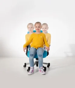 Paidi Kinderschreibtischstühle|Kinderschreibtischstühle-Drehstuhl Tio Sitness Brombeer