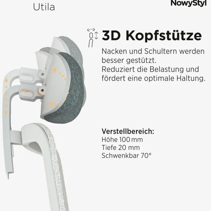 Bürostühle|NowyStyl Drehstuhl Utila Petrol